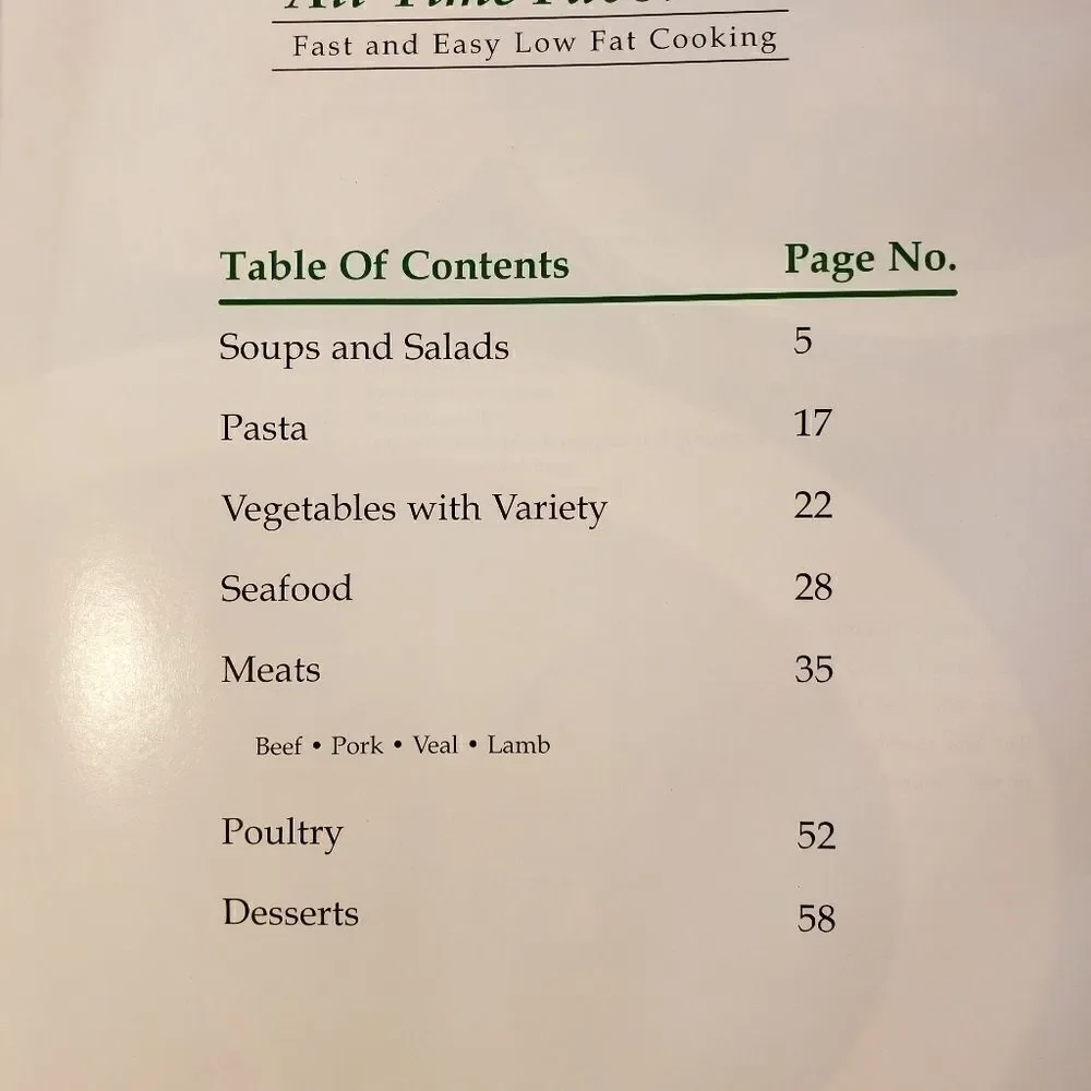 Best Tasting Healthy All Time Favorites Cookbook